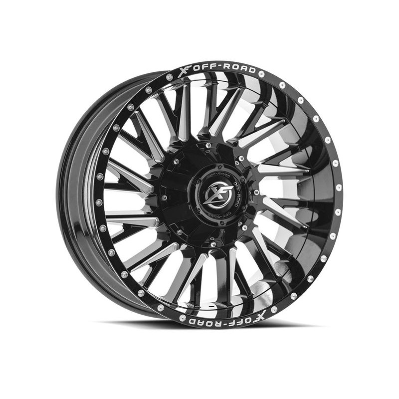 XF Offroad Milled Gloss Black XF-226 Wheels | RealTruck