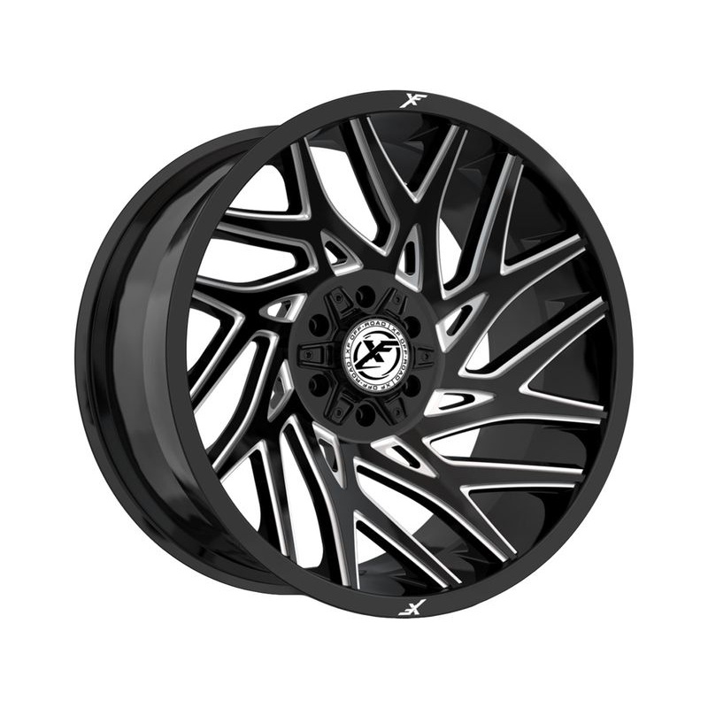 XF Offroad Milled Gloss Black XF-229 Wheels | RealTruck