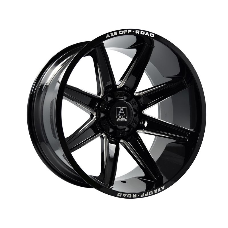 Axe Offroad Milled Gloss Black Artemis Wheels | RealTruck