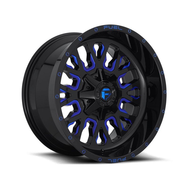 Fuel Black & Blue Stroke Wheels | RealTruck