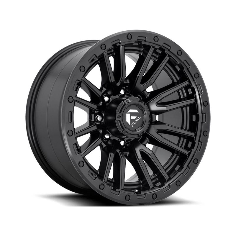 Fuel Matte Black Rebel 8 Wheels | RealTruck