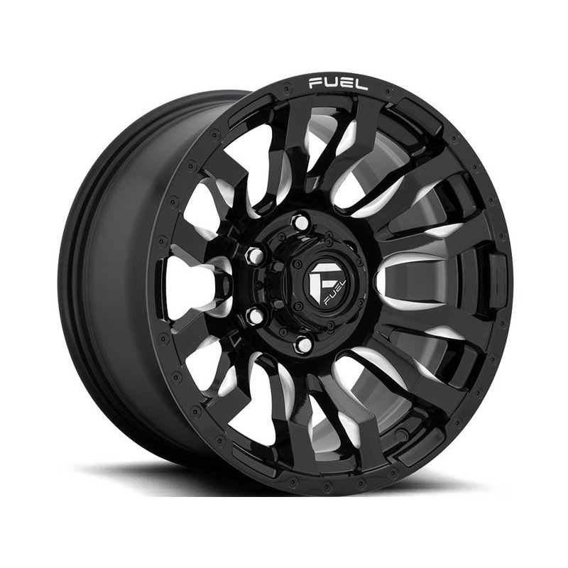 Fuel Milled Black Blitz Wheels | RealTruck