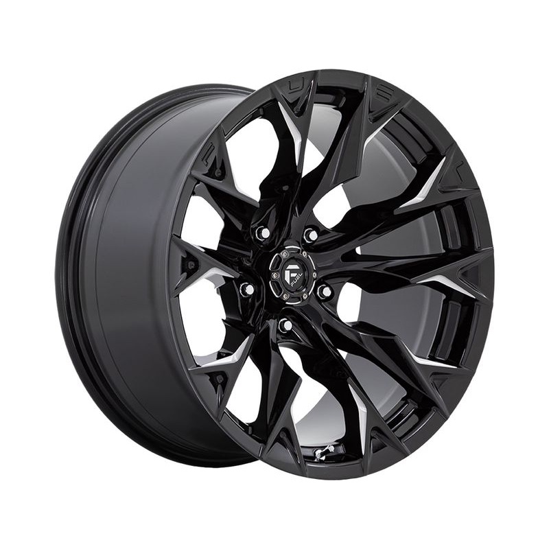 Fuel Milled Gloss Black Flame Wheels | RealTruck