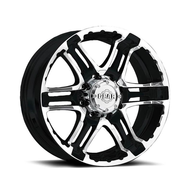 Gear Off Road Machined Black 713MB Double Pump Wheels | RealTruck