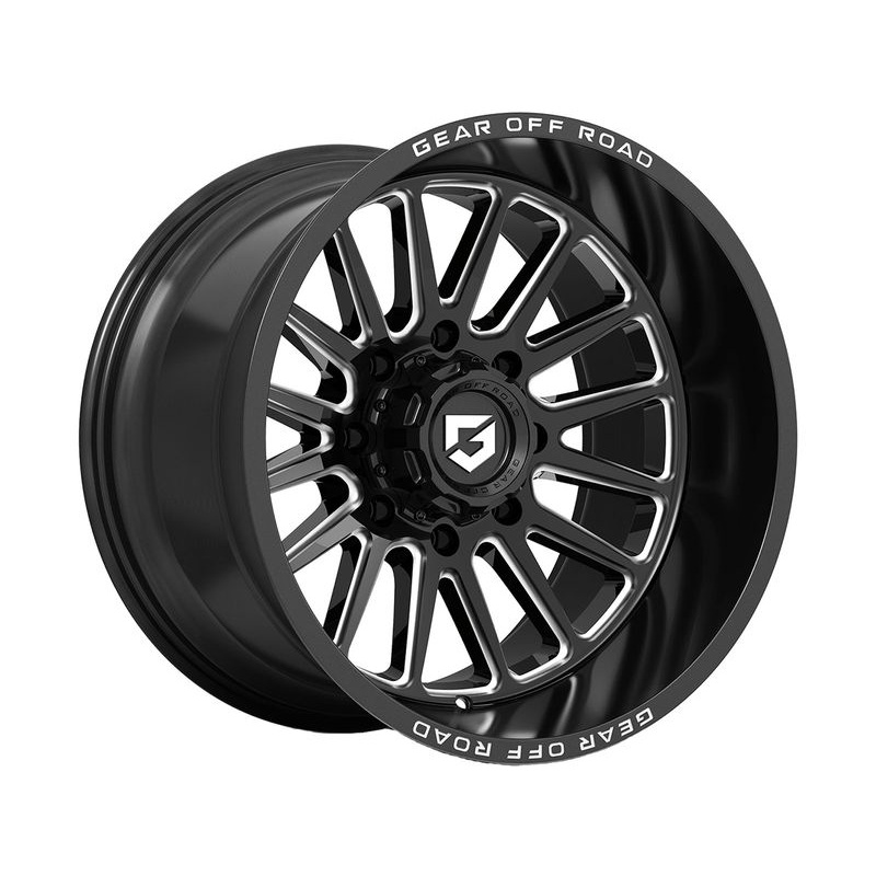 Gear Off-Road Milled Gloss Black Leverage Wheels | RealTruck