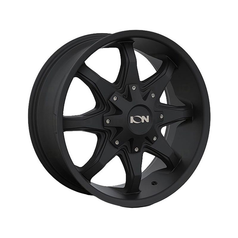 Ion Matte Black 181 Wheels | RealTruck