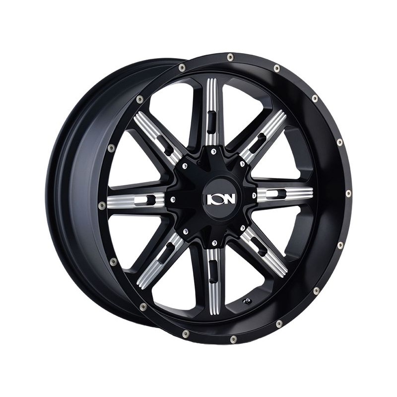 Ion Milled Matte Black 184 Wheels | RealTruck