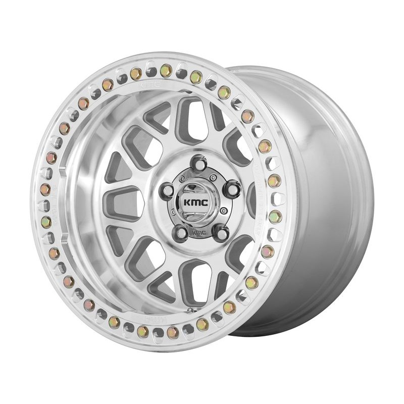 KMC Machined KM235 Grenade Crawl Beadlock Wheels | RealTruck