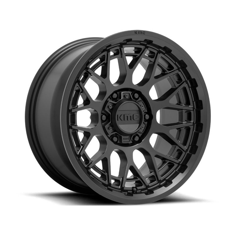 KMC Matte Black KM722 Technic Wheels | RealTruck