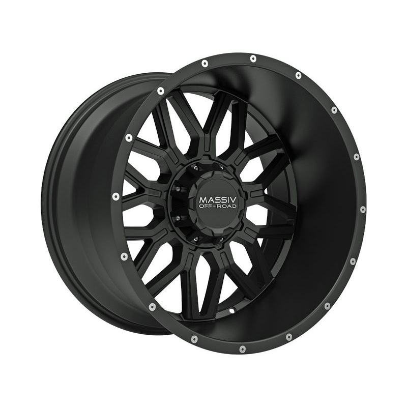 Massiv Off-Road Matte Black OR-1 Wheels | RealTruck