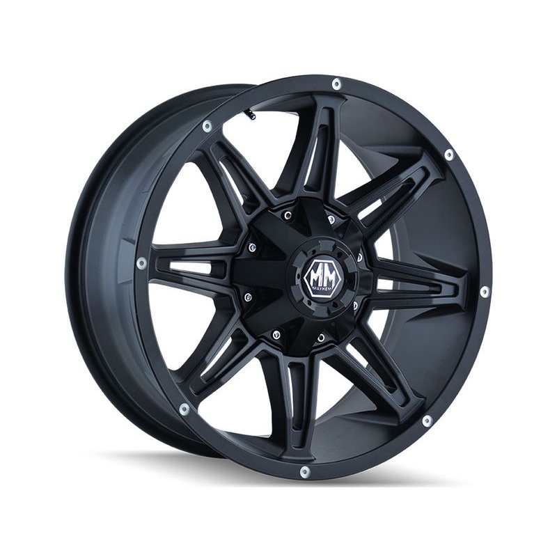 Mayhem Black Rampage Wheels | RealTruck