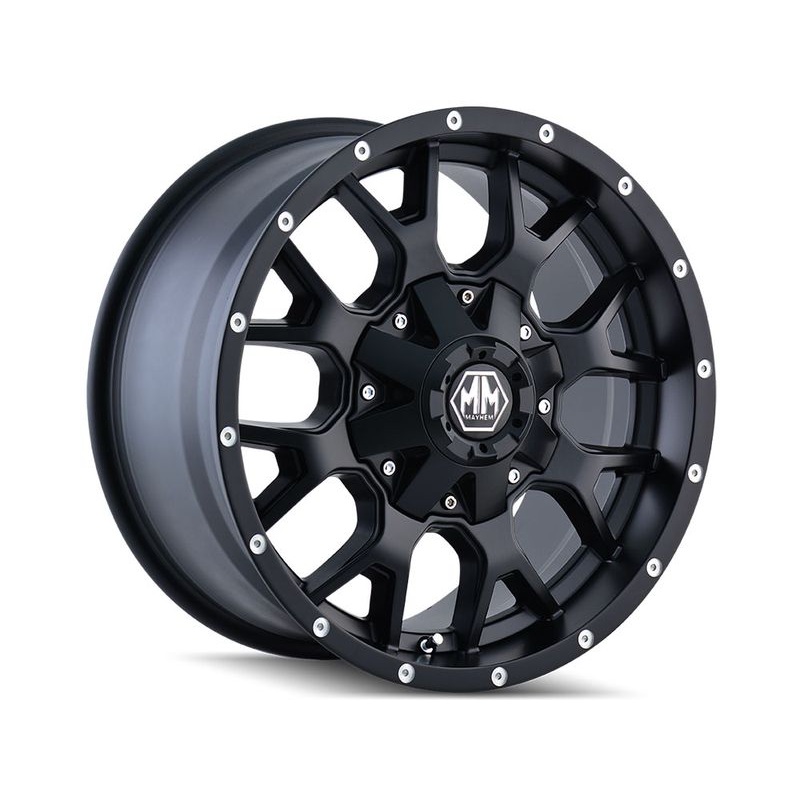 Mayhem Black Warrior Wheels | RealTruck