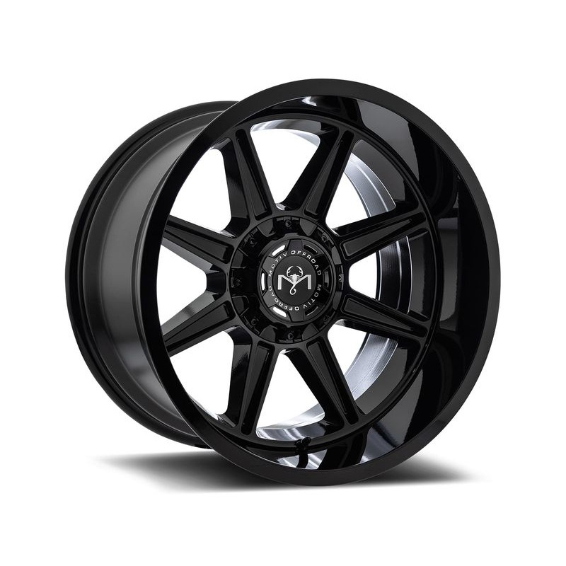 Motiv Gloss Black Balast Wheels | RealTruck