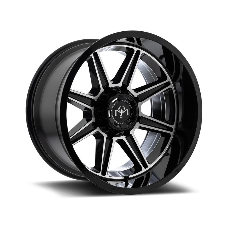 Motiv Machined Gloss Black Balast Wheels | RealTruck