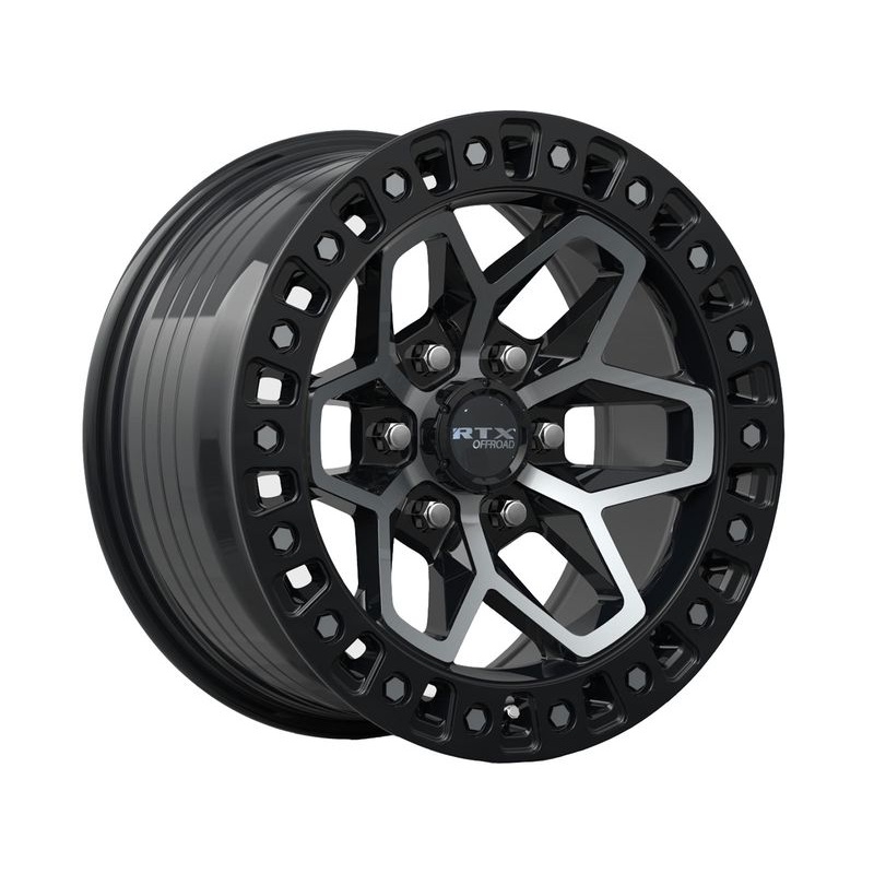RTX Off-Road Machined Gloss Black Zion Wheels | RealTruck