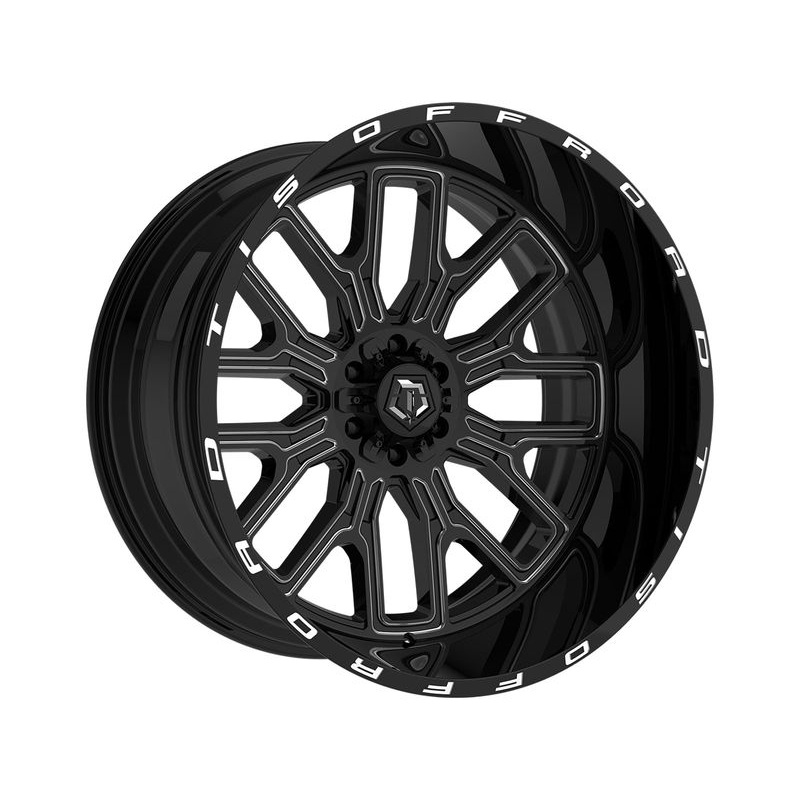 TIS Milled Gloss Black 560 Wheels | RealTruck