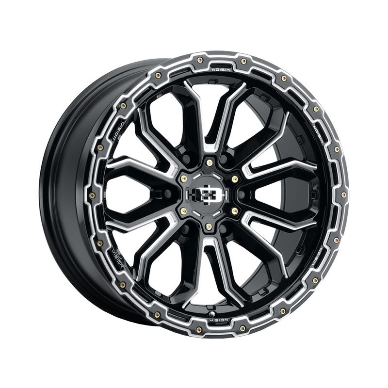 Vision Milled Gloss Black Korupt Wheels | RealTruck