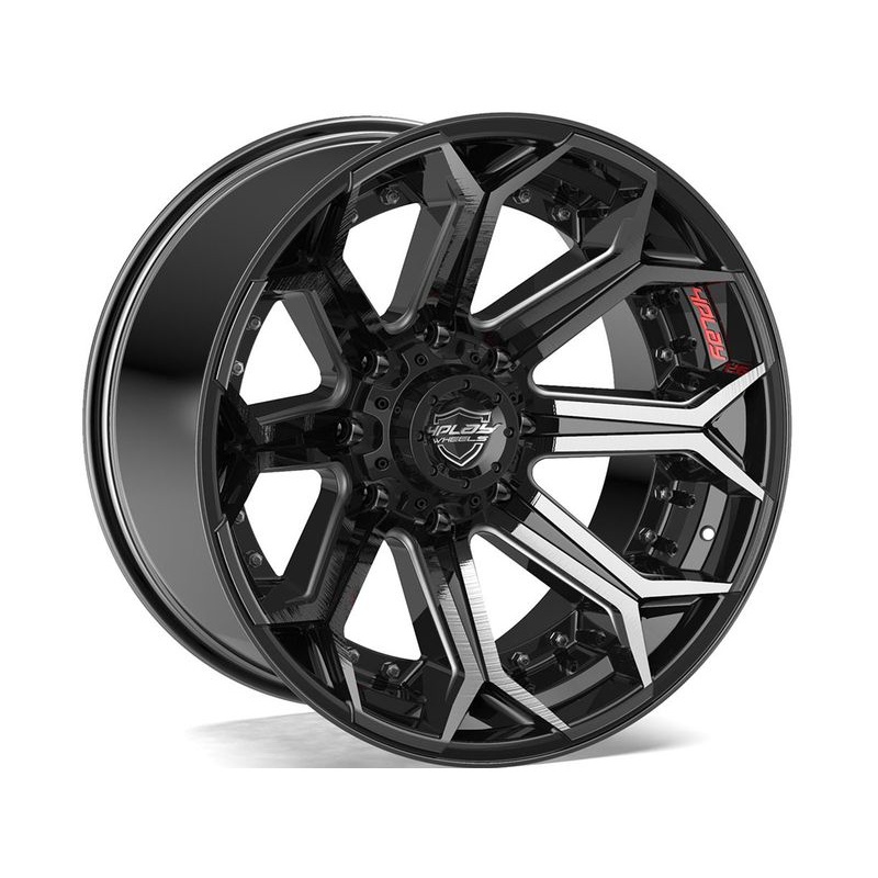 4Play Brushed Black 4P80R Wheels | RealTruck