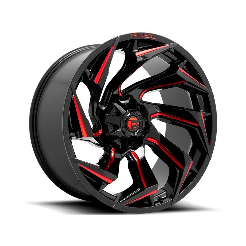Fuel Black & Red Reaction Wheels | RealTruck
