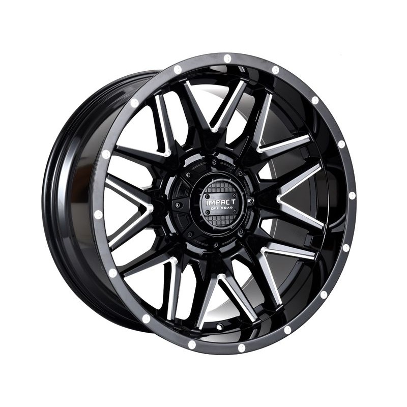 Impact Off-Road Milled Gloss Black 819 Wheels | RealTruck