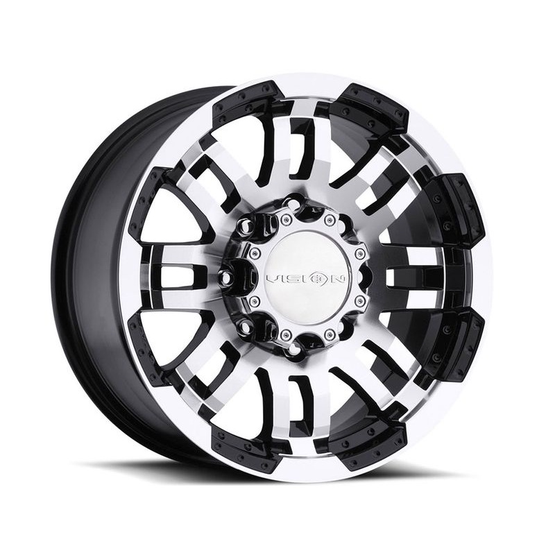 Vision Machined Black Warrior Wheels | RealTruck