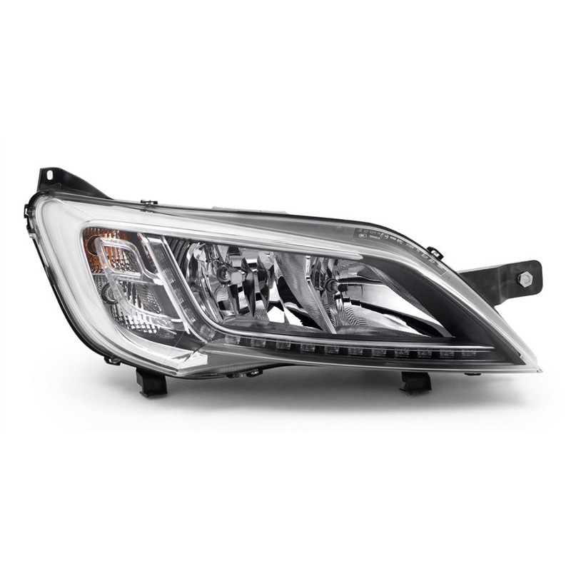 Citroen Relay Van 2017-2024 Headlamp With LED Daytime Running Lamps Chrome Driver Side R