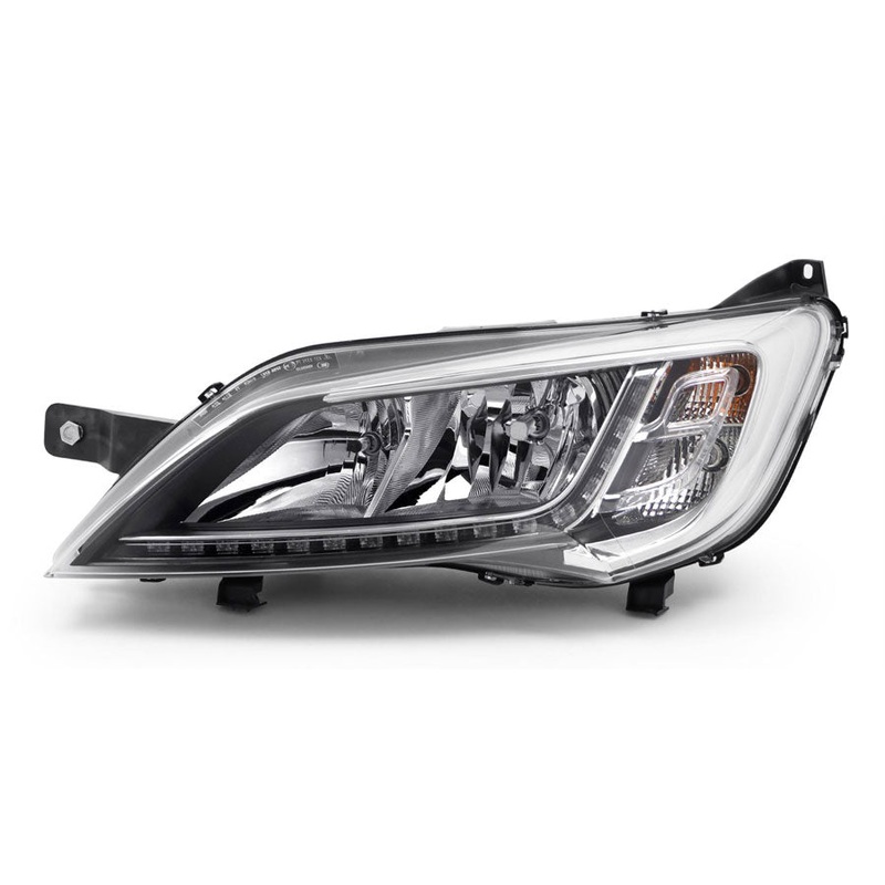 Citroen Relay Van 2017-2024 Headlamp With LED Daytime Running Lamps Chrome Passenger Side L