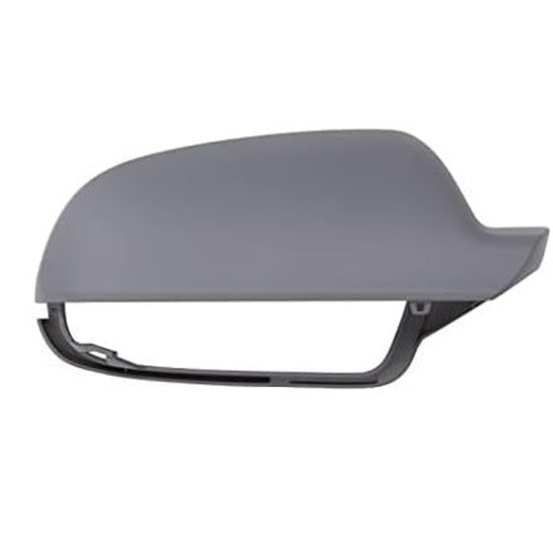 Audi A3 Cabriolet 2008-2013 Door Mirror Cover For Mirrors With No Blind Spot System (Fits 2010-2012 Only) Primed Driver Side R