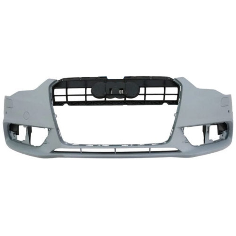 Audi A5 Coupe 2012-2017 Front Bumper With Sensor Holes With Wash Jet Holes (SE Models Only) Primed