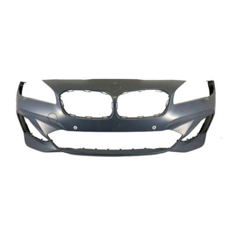 BMW 2 Series Gran Tourer Hatchback 2018-2022 Front Bumper With Sensor Holes No Park Assist Holes (With Template To Drill Holes) M-Sport Models – Primed