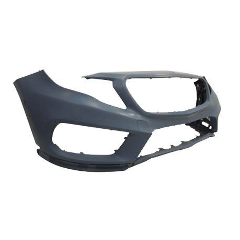 Mercedes GLA Hatchback 2014-2017 Front Bumper No Sensor Holes No Wash Jet Holes (With Template To Drill Holes) AMG Line & AMG Models – Primed
