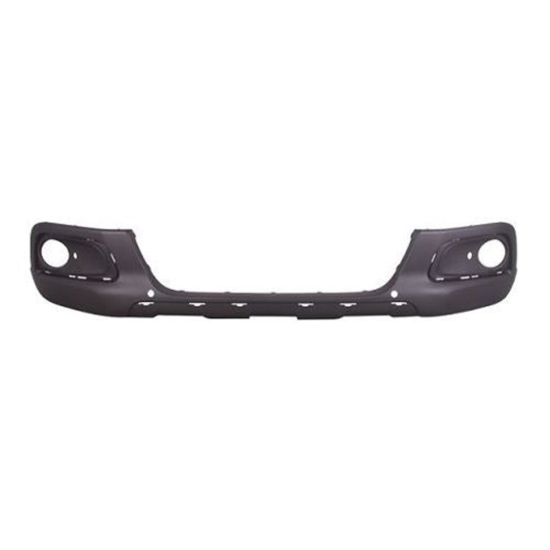 Peugeot 2008 Hatchback 2013-2016 Front Bumper Lower Section With Trim Holes With Lamp Holes With Sensor Holes Textured