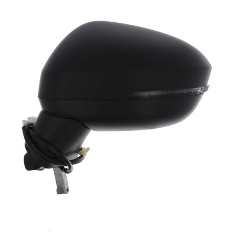 Nissan Qashqai Hatchback 2021-2024 Door Mirror Power Fold Electric Heated With Blind Spot System No 360 Camera – Primed Cover Passenger Side L