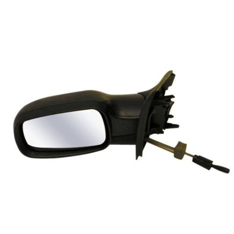Renault Megane Estate 2003-2006 Door Mirror Manual Type Not Heated – Black Cover Passenger Side L