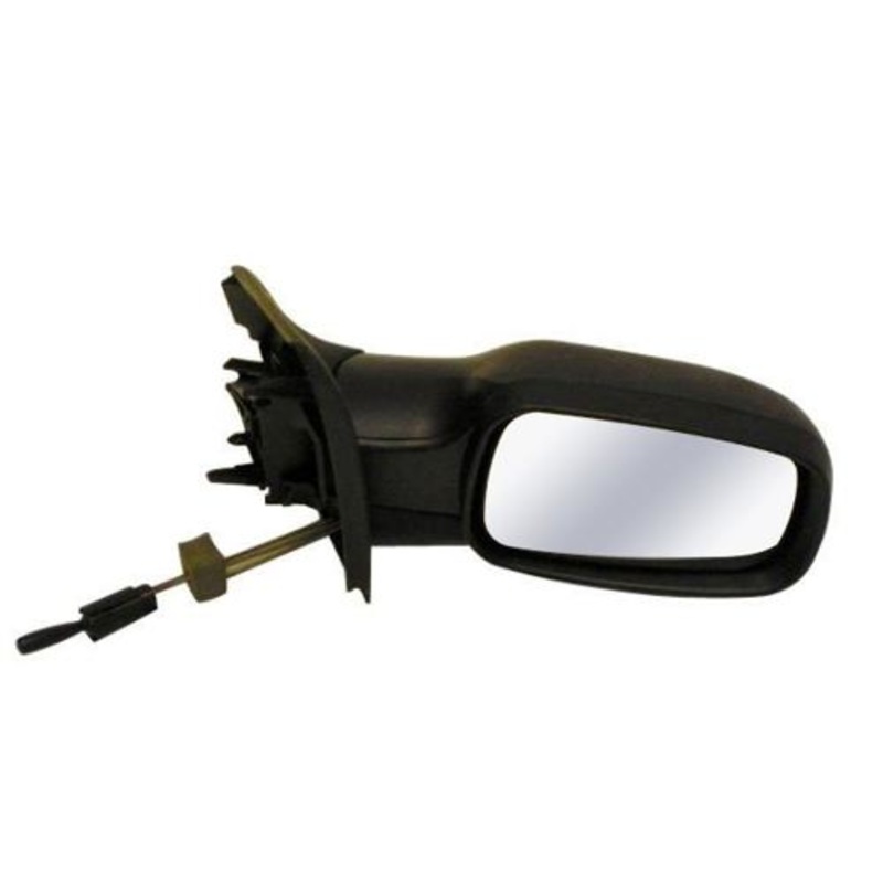 Renault Megane Saloon 2006-2008 Door Mirror Manual Type Not Heated – Black Cover Driver Side R