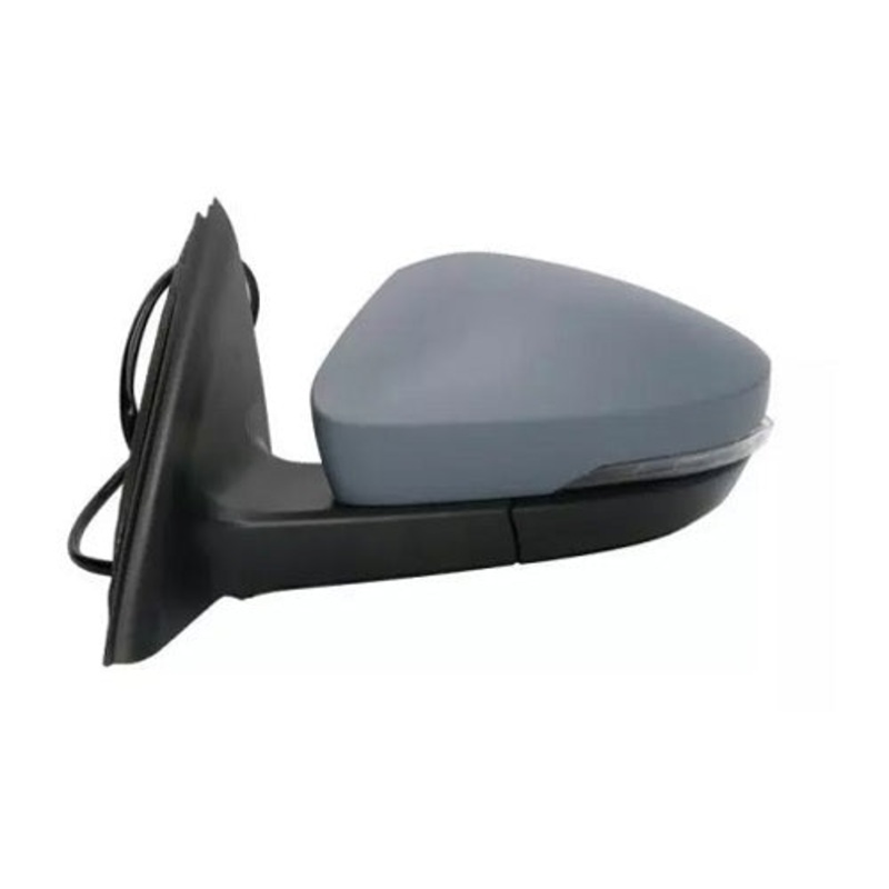 Skoda Octavia Hatchback 2013-2017 Door Mirror Power Fold Electric Heated – Primed Cover Driver Side R