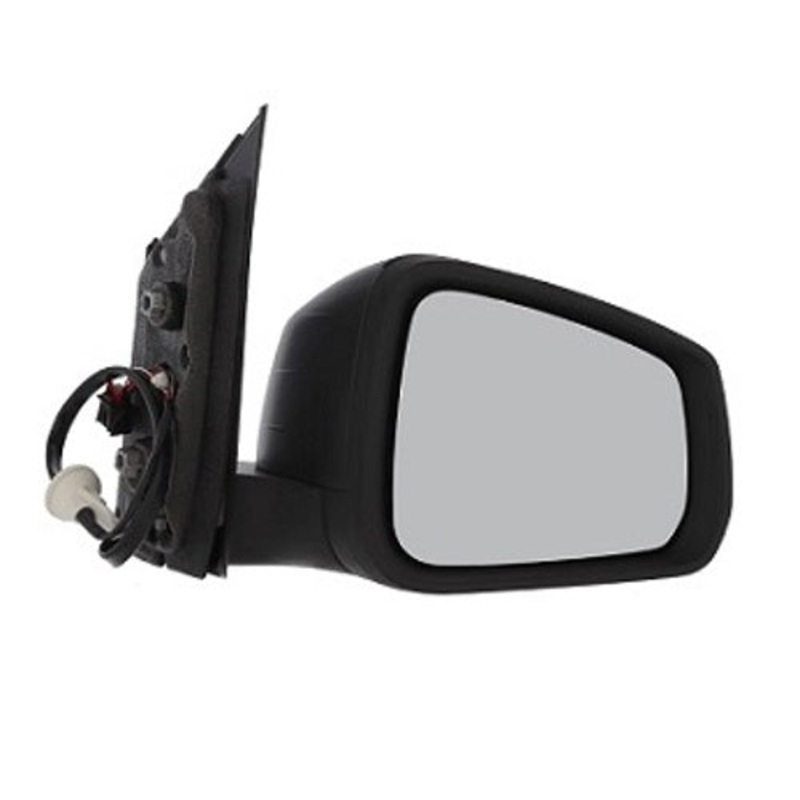 Volkswagen Caddy Van 2021- Door Mirror Electric Heated Power Fold No Blind Spot System – Black Cover Driver Side R