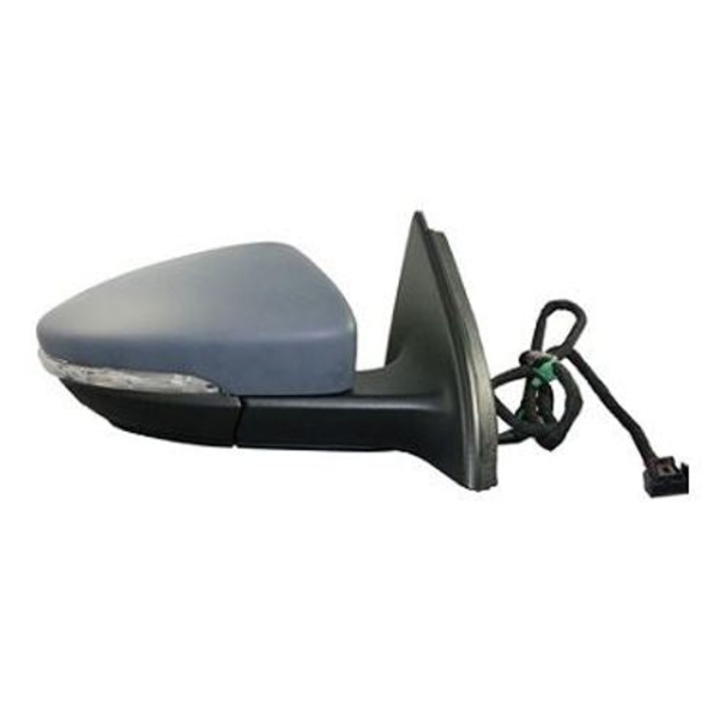 Volkswagen Passat Saloon 2011-2014 Door Mirror Manual Fold Electric Heated – Primed Cover Driver Side R