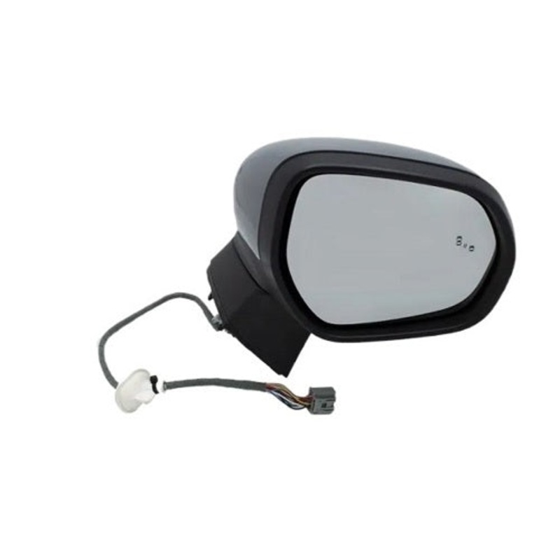 Ford Puma Hatchback 2020-2024 Door Mirror Electric Heated Power Fold With Blind Spot System With LED Foot Lamp – Primed Cover Driver Side R