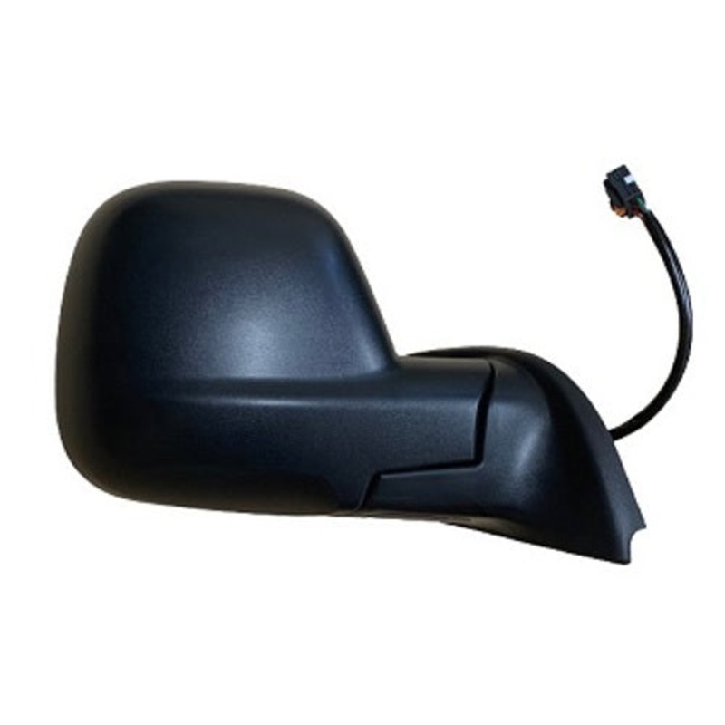 Peugeot Partner Van 2024- Door Mirror Electric Heated Manual Fold No Blind Spot System – Black Cover Driver Side R