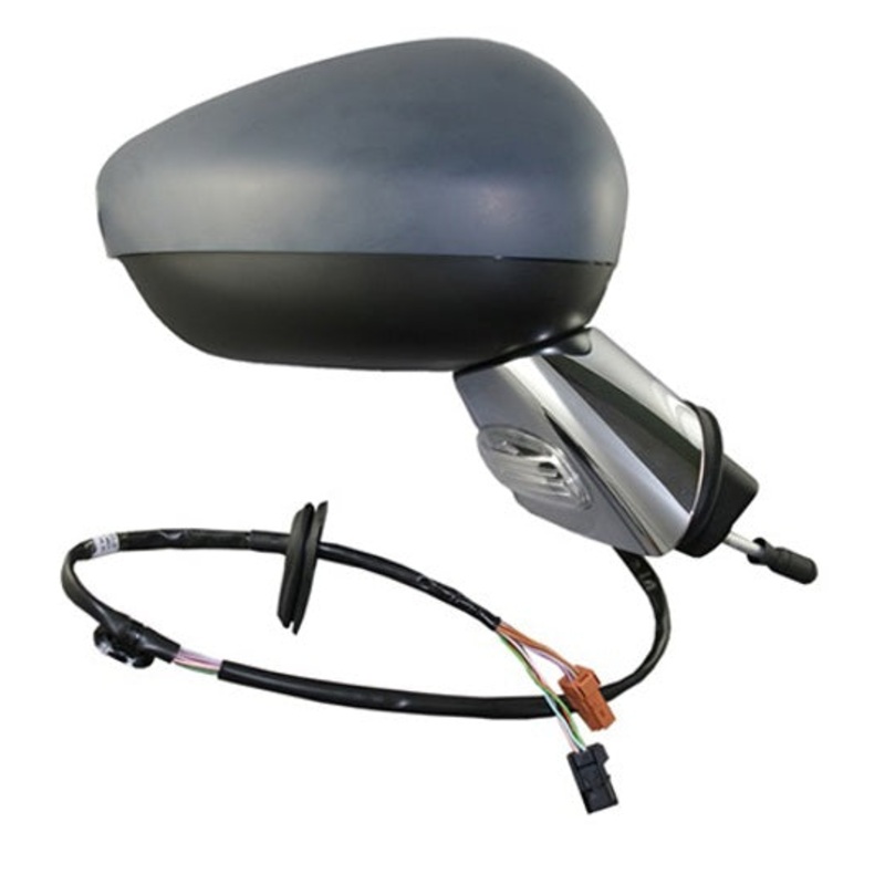 Citroen DS3 Hatchback 2010-2016 Door Mirror Electric Not Heated Manual Fold Chrome Arm – Primed Cover Driver Side R