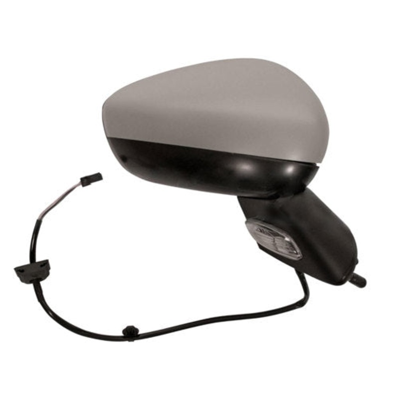 DS 3 Hatchback 2010-2016 Door Mirror Electric Heated Manual Fold Black Arm – Primed Cover Driver Side R