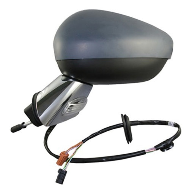 DS 3 Hatchback 2016-2019 Door Mirror Electric Not Heated Manual Fold Chrome Arm – Primed Cover Passenger Side L