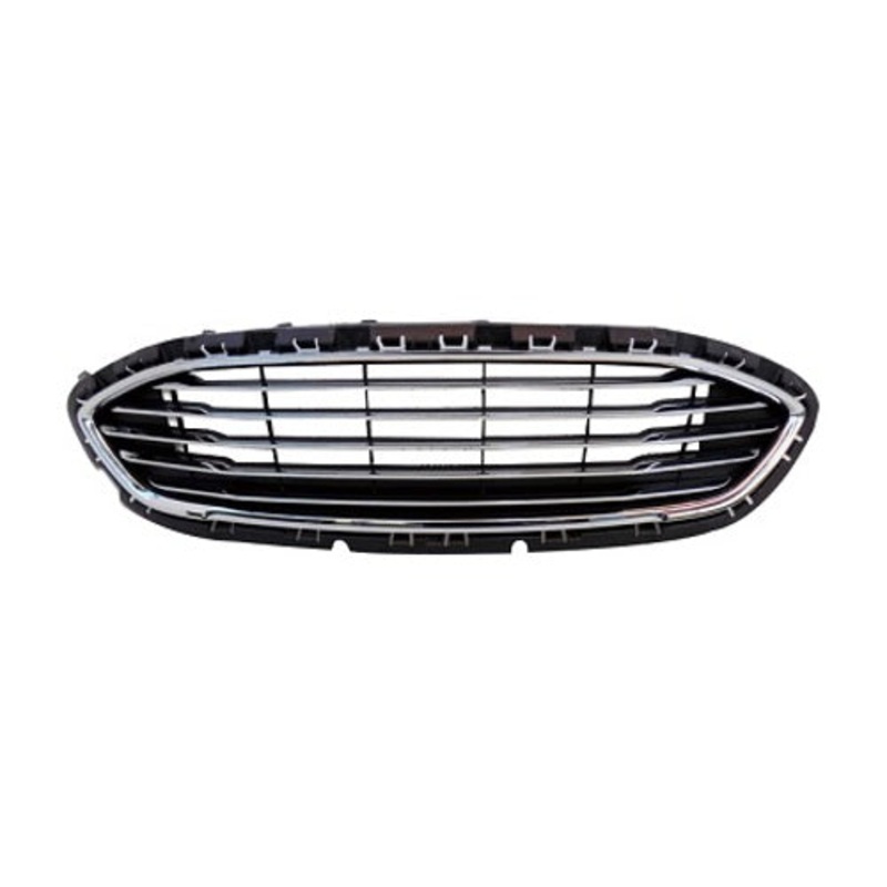 Ford Fiesta 5 Door Hatchback 2017-2022 Front Grille Slatted Design (Diesel Titanium & Titanium X & Zetec Models) Chrome