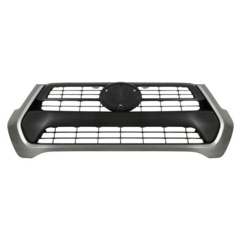 Toyota Hilux Pickup 2020-2024 Front Grille Matt Black With Painted Grey Surround