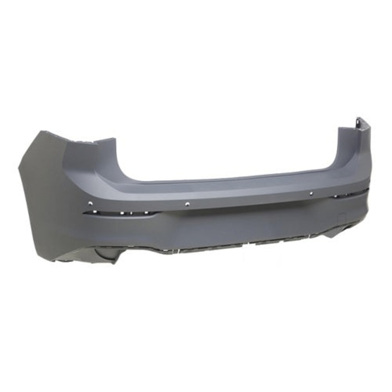 Volkswagen Golf 5 Door Hatchback 2024- Rear Bumper With 4 Sensor Holes No Park Assist Holes With Template To Drill Holes (Life & Match & Style Models) Primed