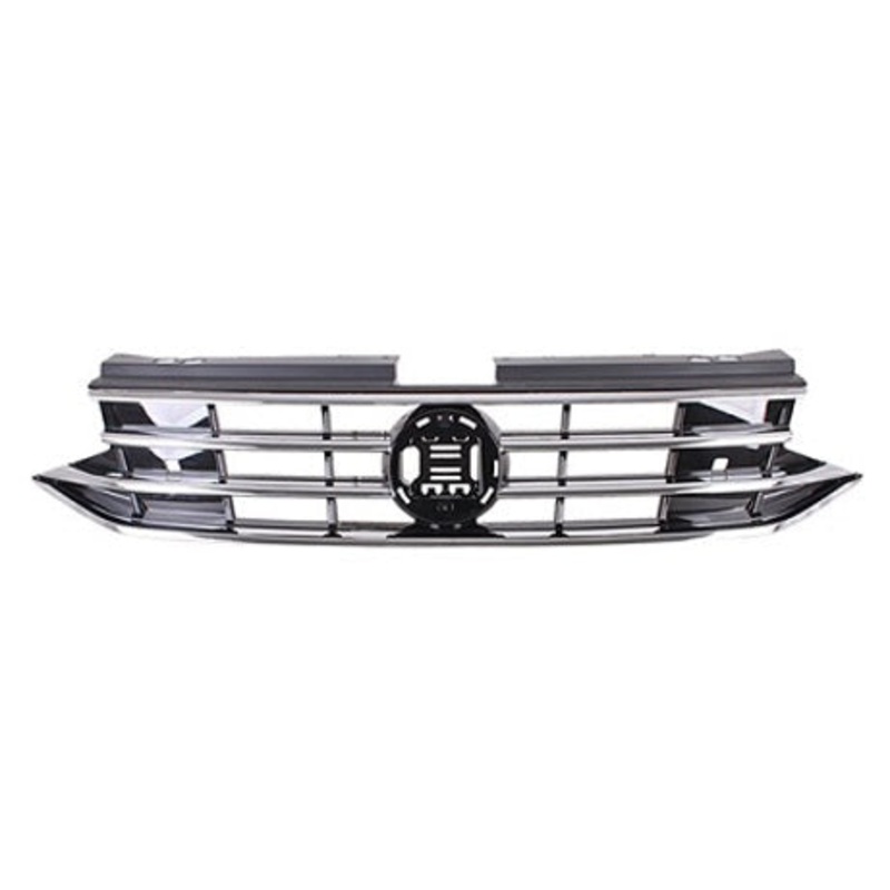 Volkswagen Tiguan Estate 2020-2024 Front Grille With Chrome Trim