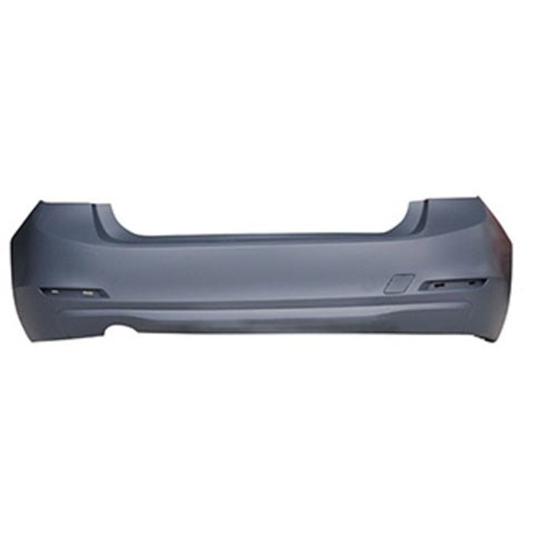 BMW 3 Series 4 Door Saloon 2012-2015 Rear Bumper No Sensor Holes (With Template To Drill Sensors) ED & ES & SE Models Only Primed