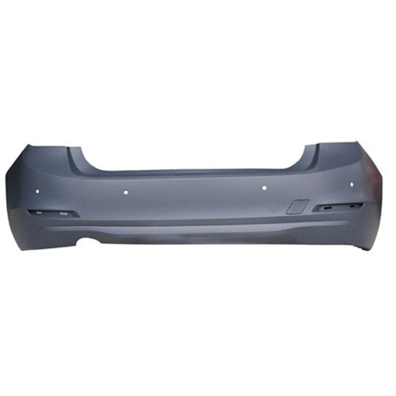 BMW 3 Series 4 Door Saloon 2012-2015 Rear Bumper With Sensor Holes (ED & ES & SE Models Only) Primed