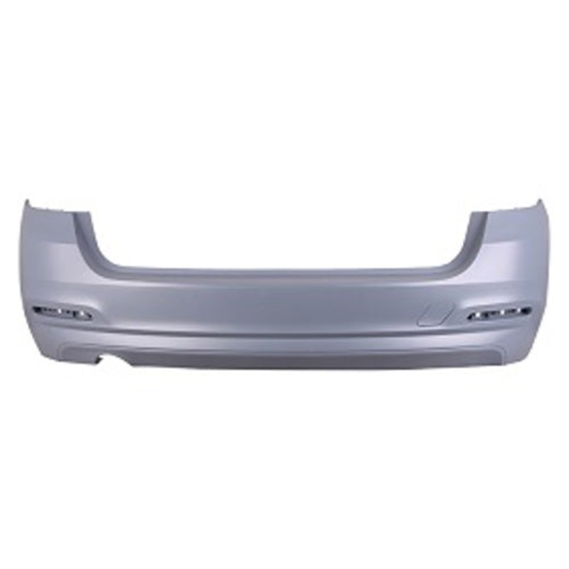 BMW 3 Series Estate 2015-2019 Rear Bumper No Sensor Holes Single Exhaust Type (SE Models Only) Primed